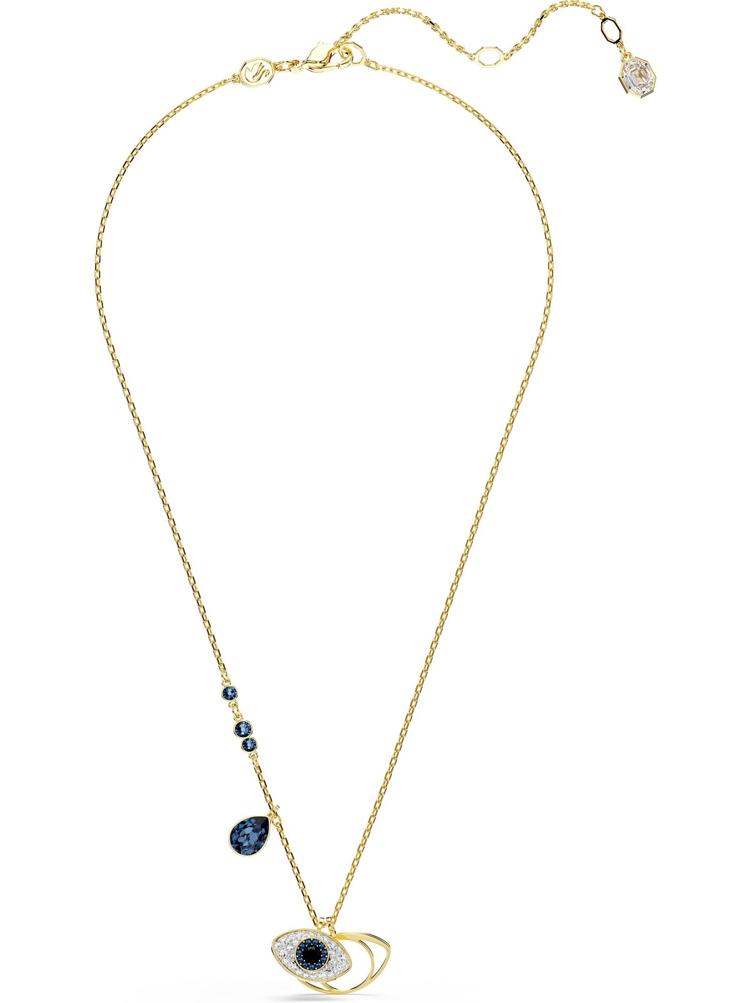 Swarovski Ketting in Goud: voorkant