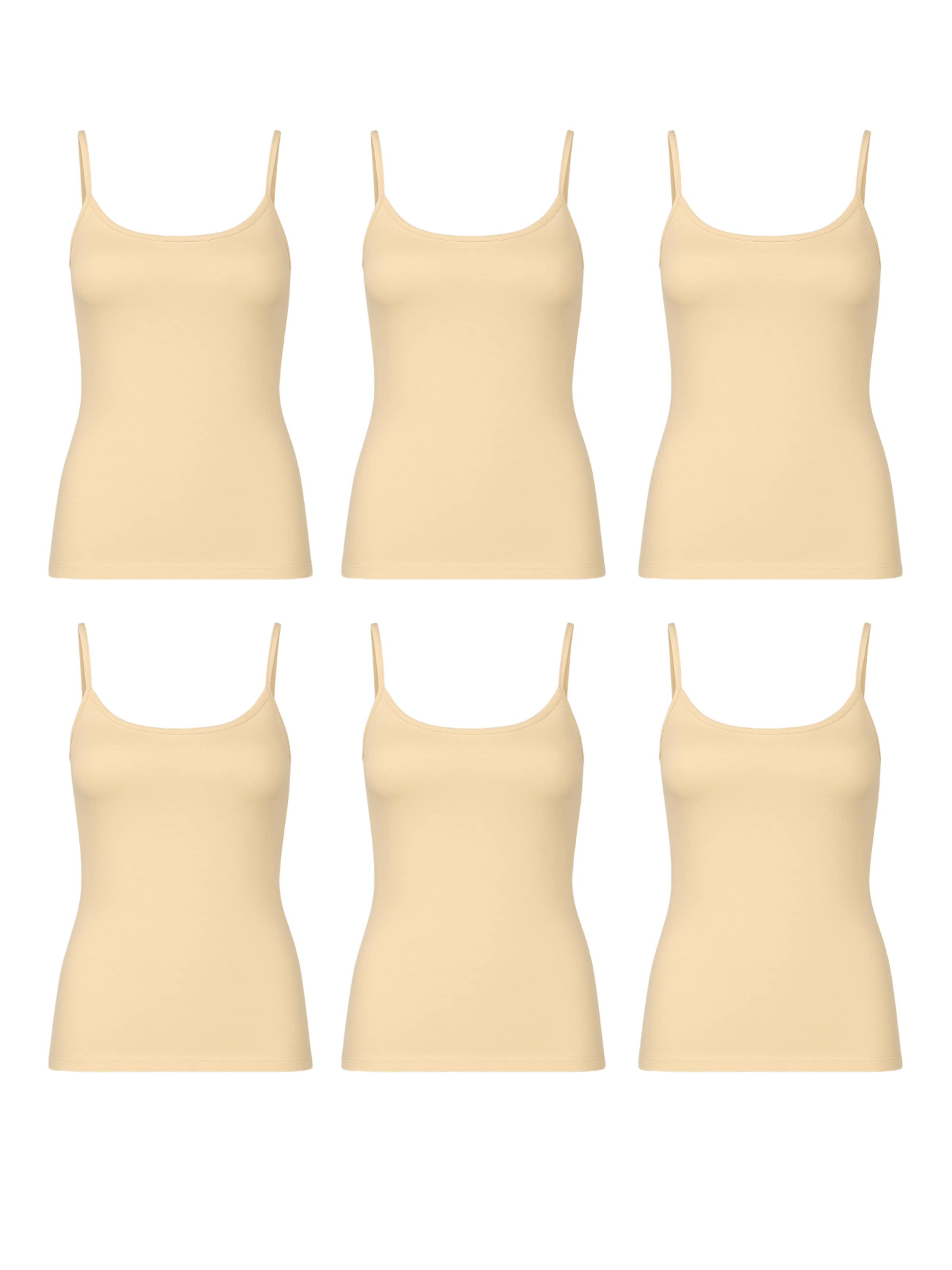 Erdem Onderhemd in Beige: voorkant