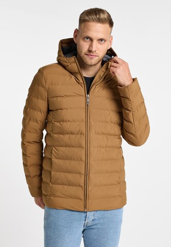 Giacca invernale di MO in beige: frontale