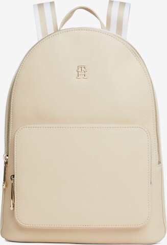 TOMMY HILFIGER Rugzak 'Essential' in Beige: voorkant