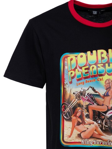 King Kerosin Shirt 'Double Pleasure' in Black