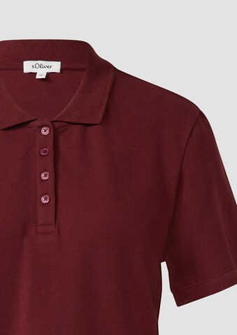 s.Oliver Polo-Shirt in Rot