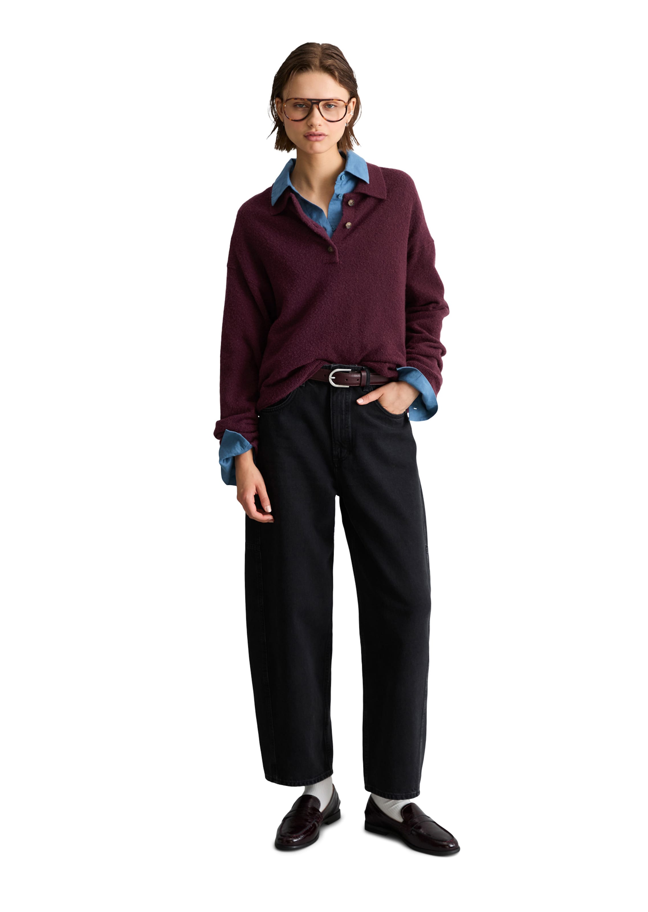 Pull-over Marc O'Polo DENIM en rouge