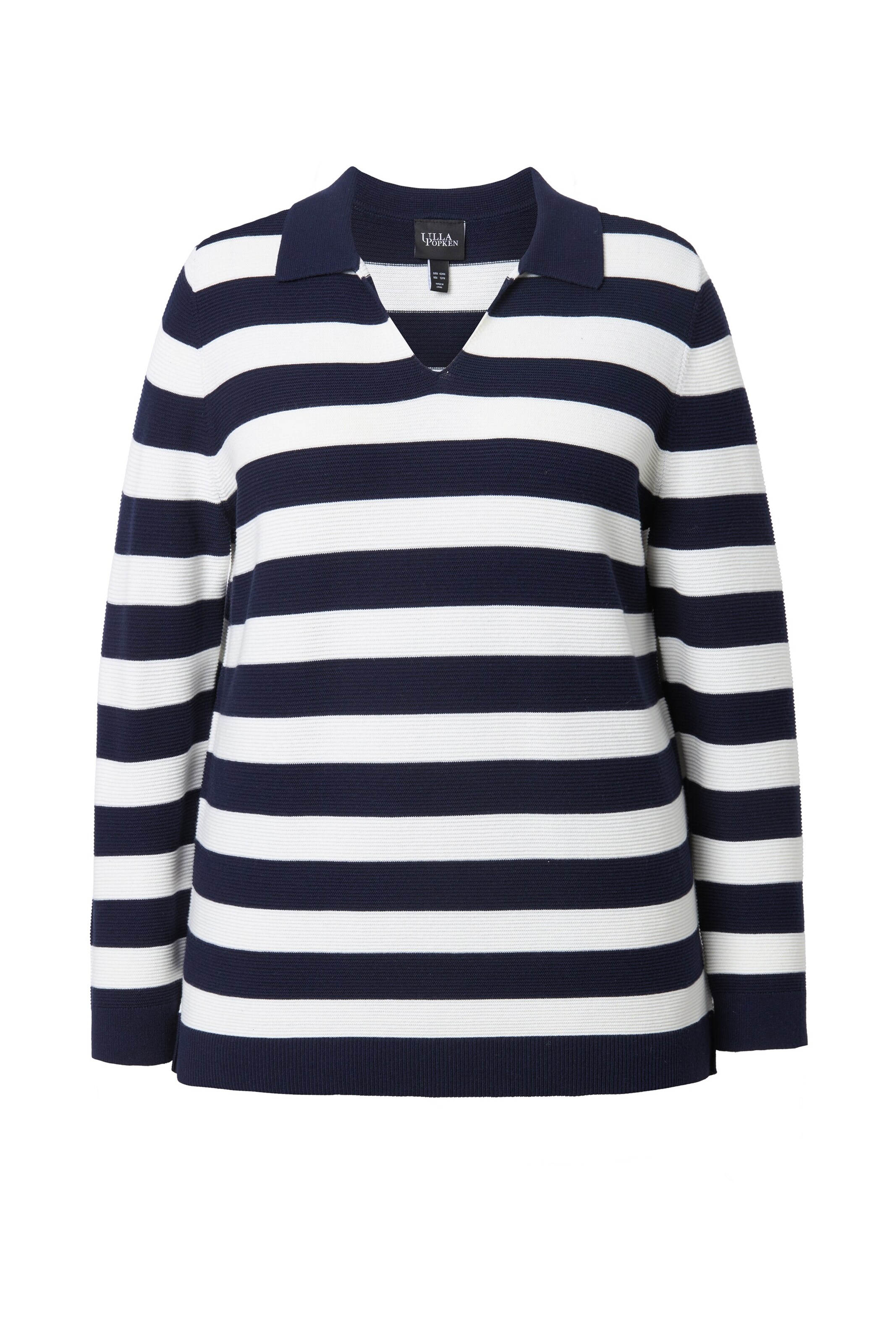 Ulla Popken Pullover in Blau: Vorderseite