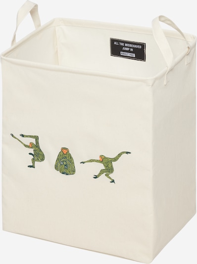 ABOUT YOU Laundry basket 'Jungle' in Beige / Green, Item view
