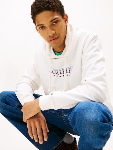 Sweat-shirt Tommy Jeans en blanc