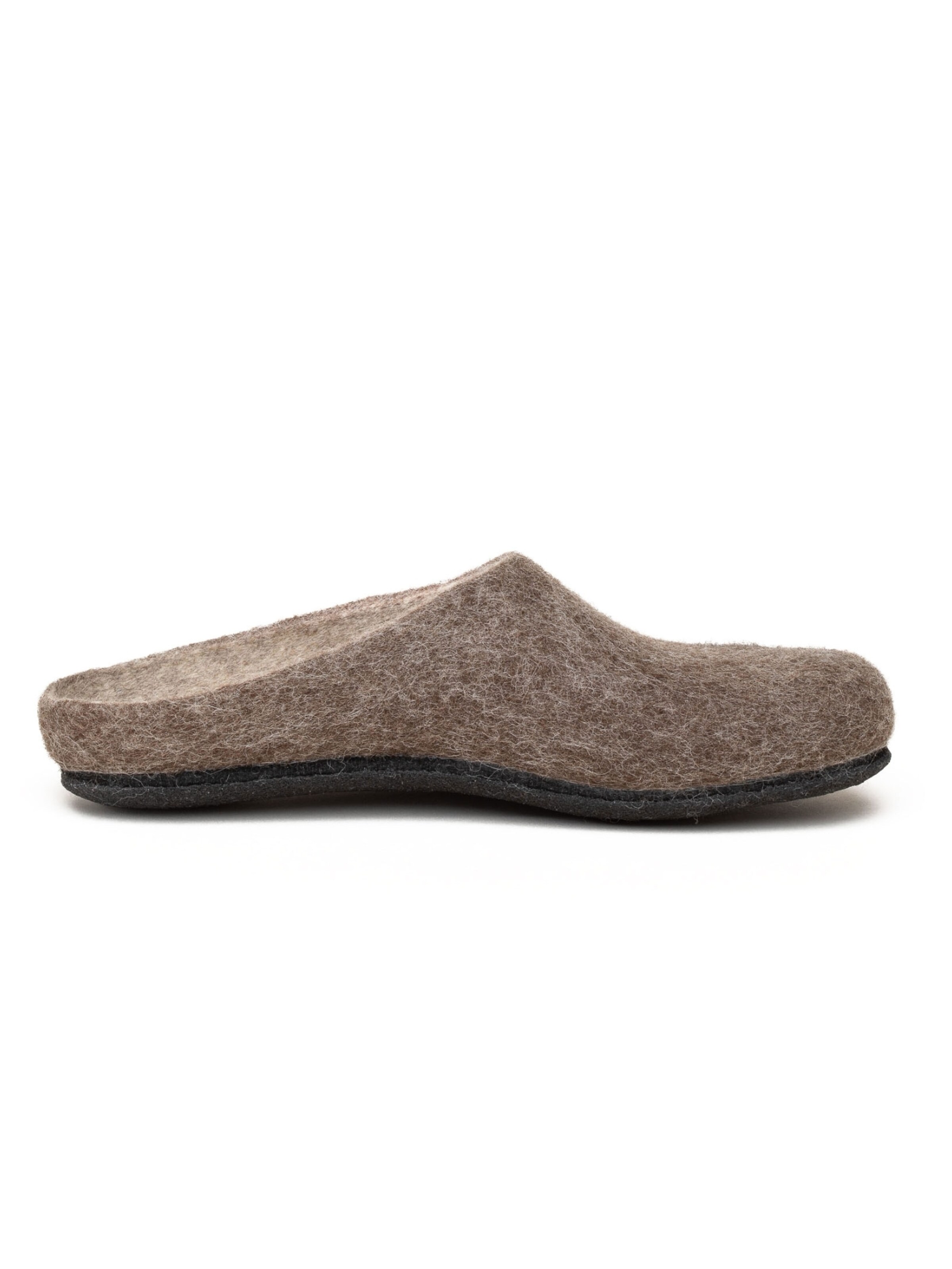 MagicFelt Slippers 'Filzpantoffel Magicfelt 709' in Brown