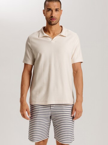 T-Shirt ' Loungy Summer ' Hanro en beige : devant