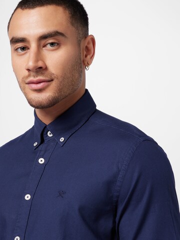 Hackett London Slim fit Button Up Shirt 'OXFORD' in Blue