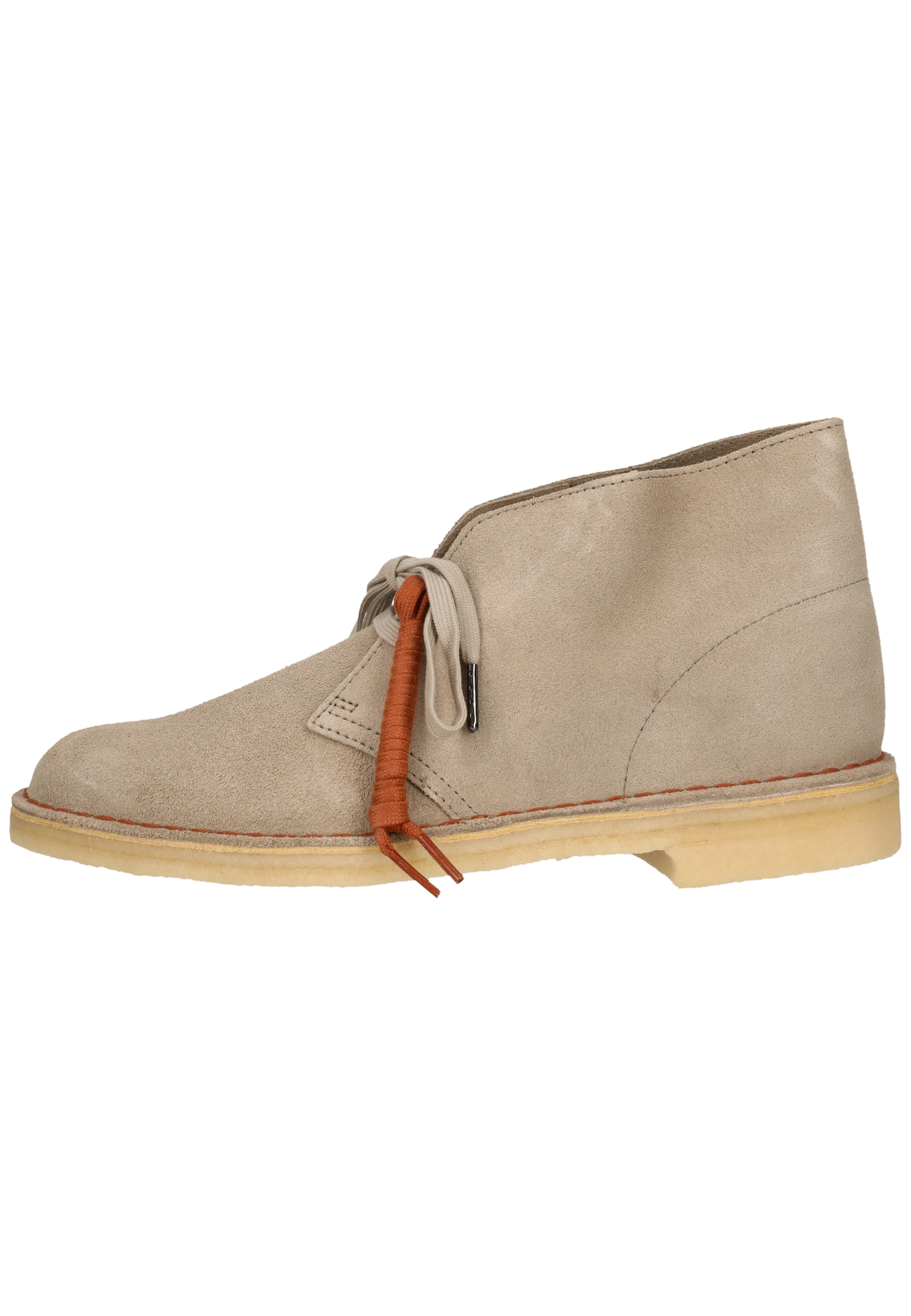 CLARKS Veterlaarzen 'Desert Boot Sand Suede' in Beige