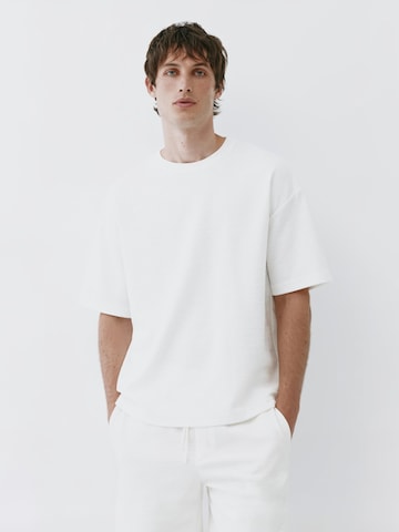 Pull&Bear Tričko – bílá: přední strana