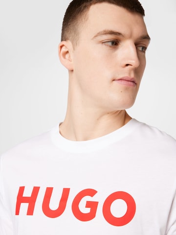 HUGO Red - Camisa 'Dulivio' em branco