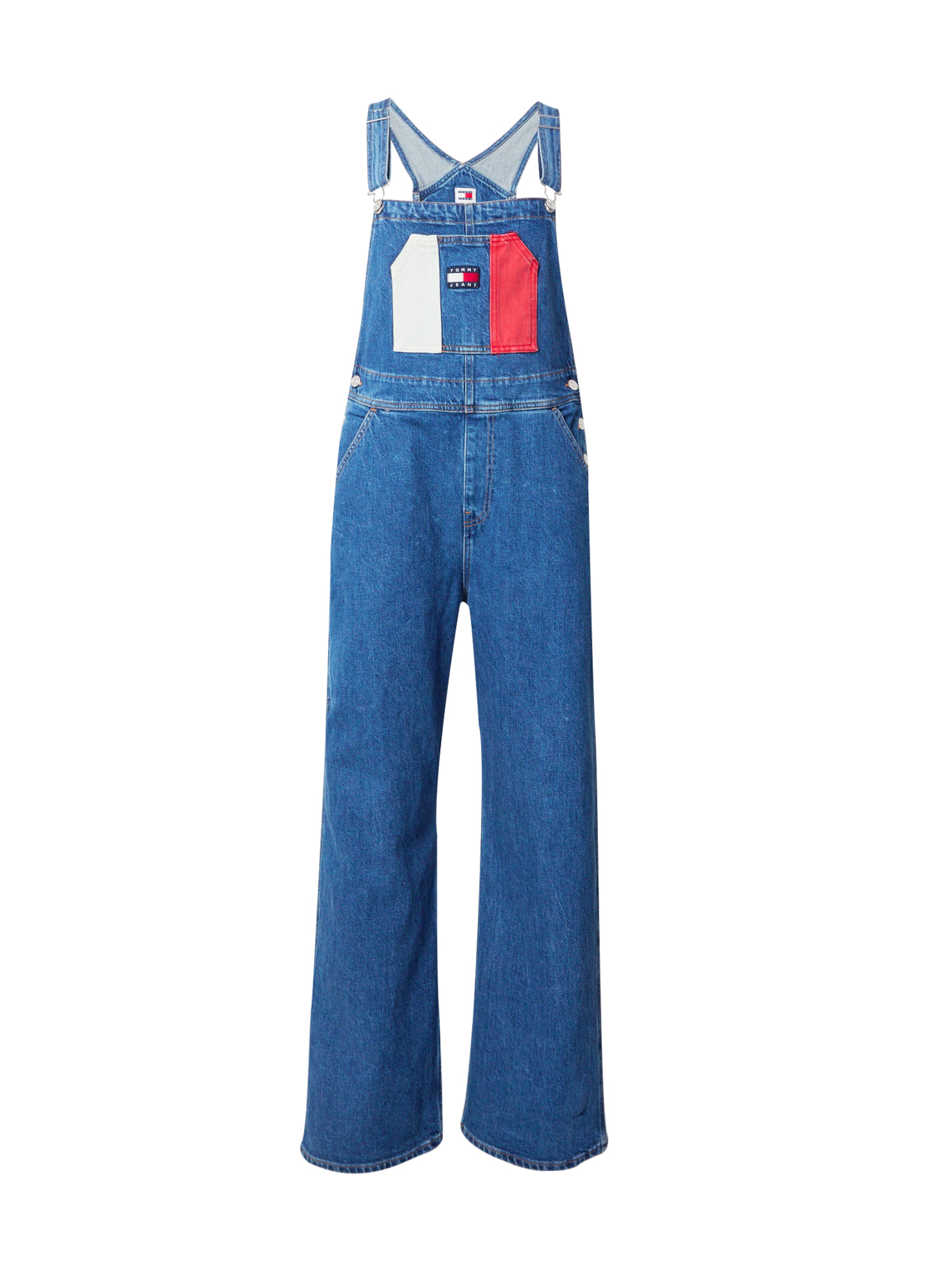 Loosefit Salopette en jean 'CLASSIC' Tommy Jeans en bleu : devant