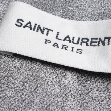 Saint Laurent Lederjacke / Ledermantel M in Grau