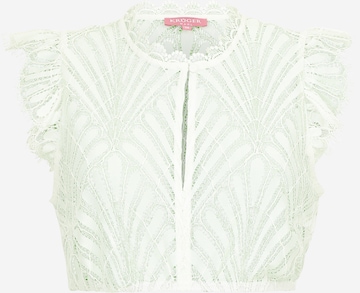 Krüger MadlDirndl bluza - bež boja: prednji dio