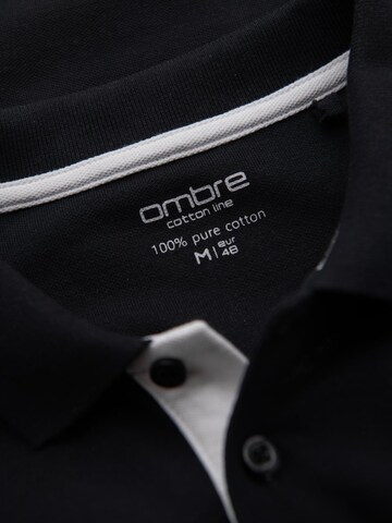 Ombre Shirt in Zwart