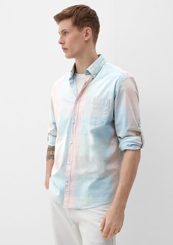 s.Oliver Regular fit Button Up Shirt in Pink: front