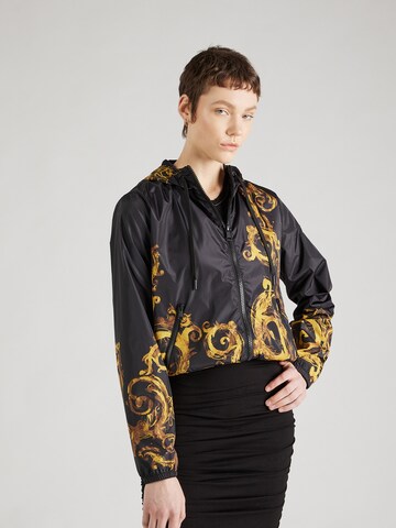 Versace Jeans Couture Tussenjas in Zwart: voorkant