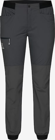 Haglöfs Regular Outdoor Pants in Grey: front