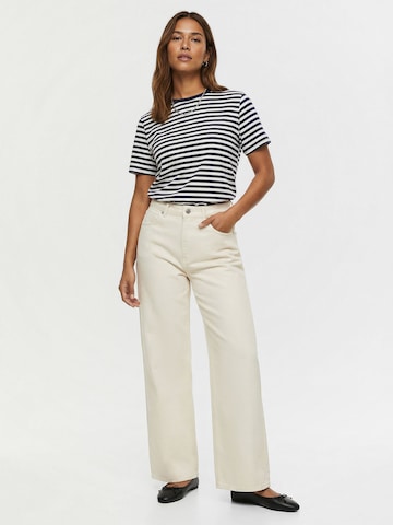 Everly Wide leg Τζιν σε μπεζ