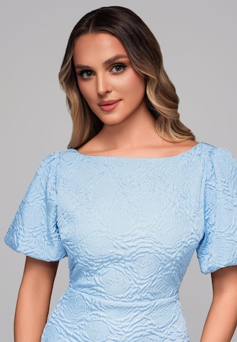 Robe de soirée Ombre en bleu