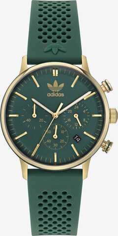 ADIDAS ORIGINALS Analog Watch in Green: front