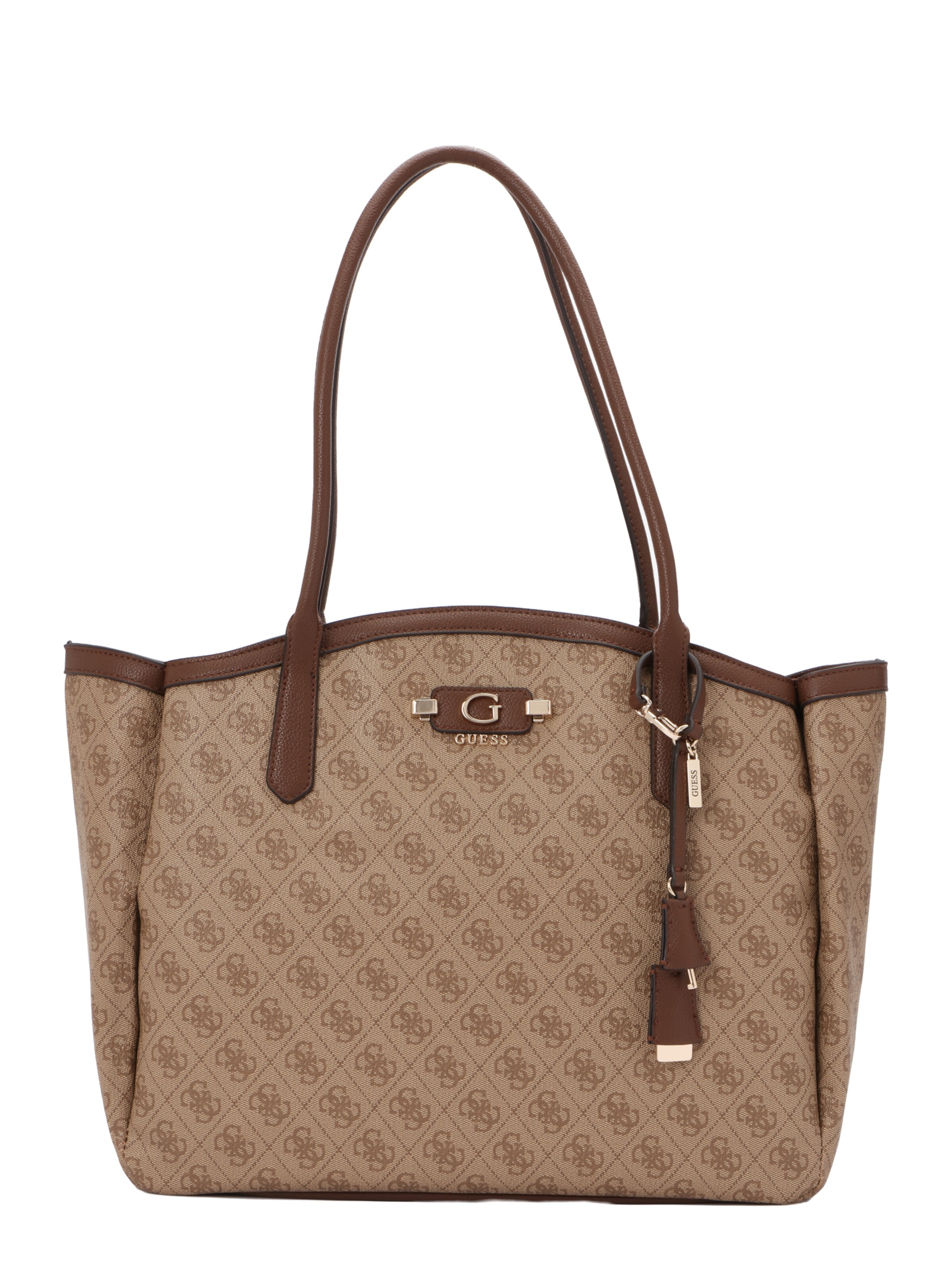 GUESS Shopper 'Lindsey' in One Size in de kleur Bruin / Ombergrijs, Productweergave