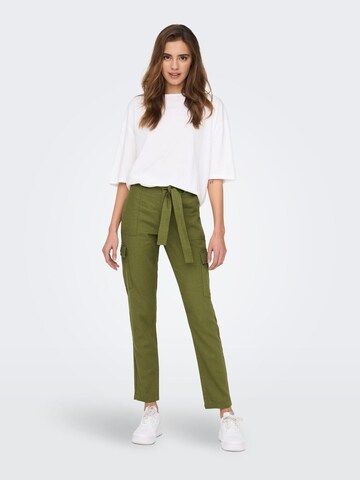 Regular Pantalon cargo ONLY en vert