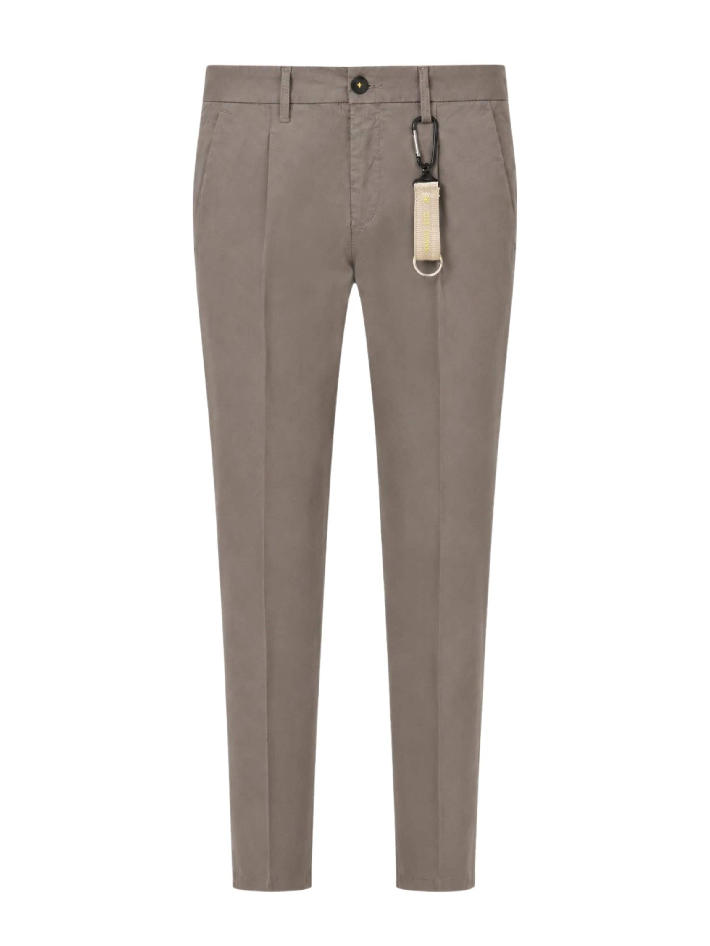 Manuel Ritz Slimfit Broek in Beige: voorkant