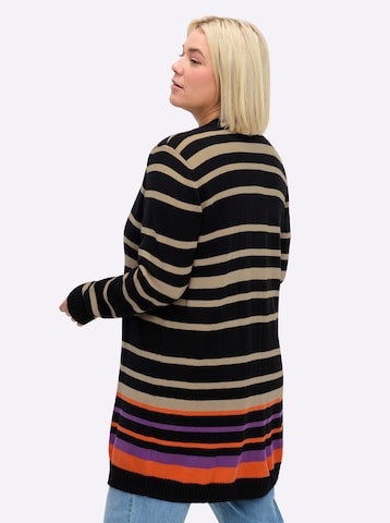 SHEEGO Strickjacke in Schwarz