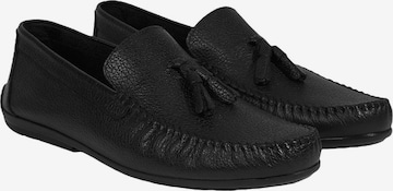 Desa Moccasins 'Slip-Ons' in Black: front