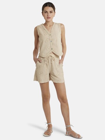Nicowa Regular Shorts ELIWIO in Beige: Vorderseite