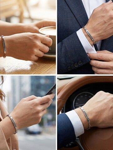 Bracelet 'LINEA' UNIQAL en argent