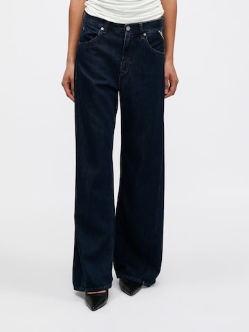 REPLAY Wide Leg Jeans 'NARJA' in Blau: Vorderseite