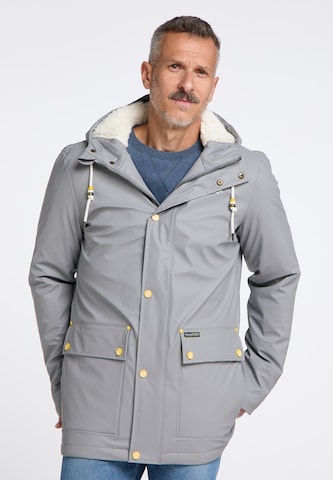 Schmuddelwedda Between-Season Jacket in Grey: front