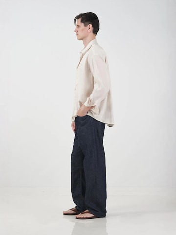 Giesto Comfort fit Overhemd in Beige