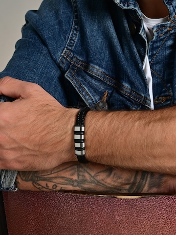 Akzent Bracelet 'Geri, langlebig' in Black: front