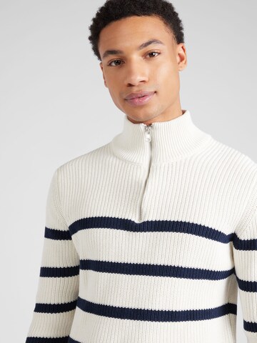 Key Largo Sweater 'MST PILOT' in White