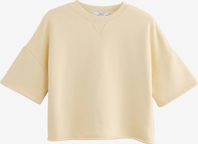 Next Collegepaita 'Slow Music' värissä vaaleankeltainen, Tuotenäkymä