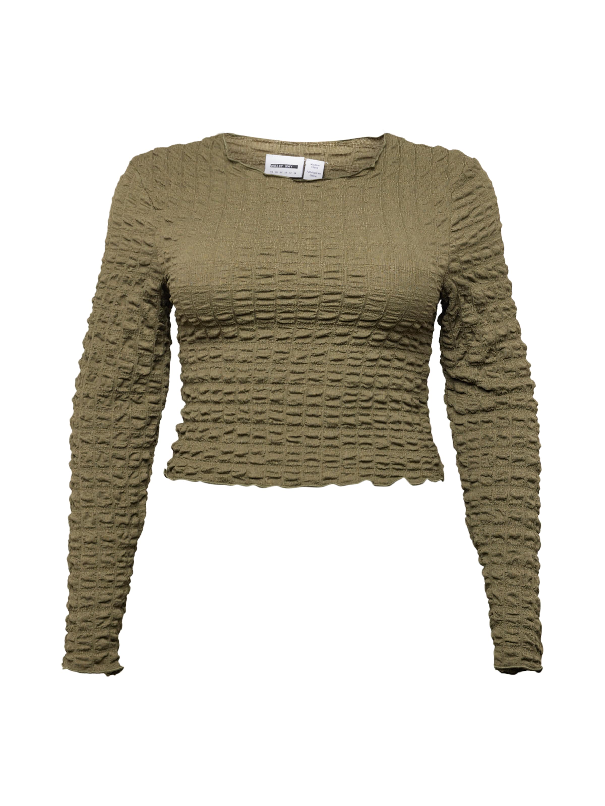 Noisy May Curve Shirt 'NMZAHARA' in Green: front