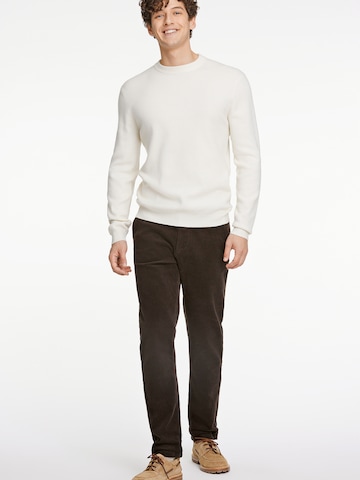 Coupe slim Pantalon chino Lindbergh en marron
