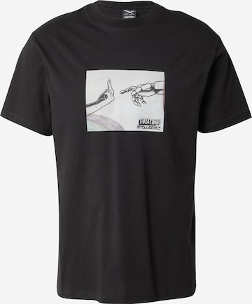 Iriedaily Majica 'H.I.' | črna barva: sprednja stran