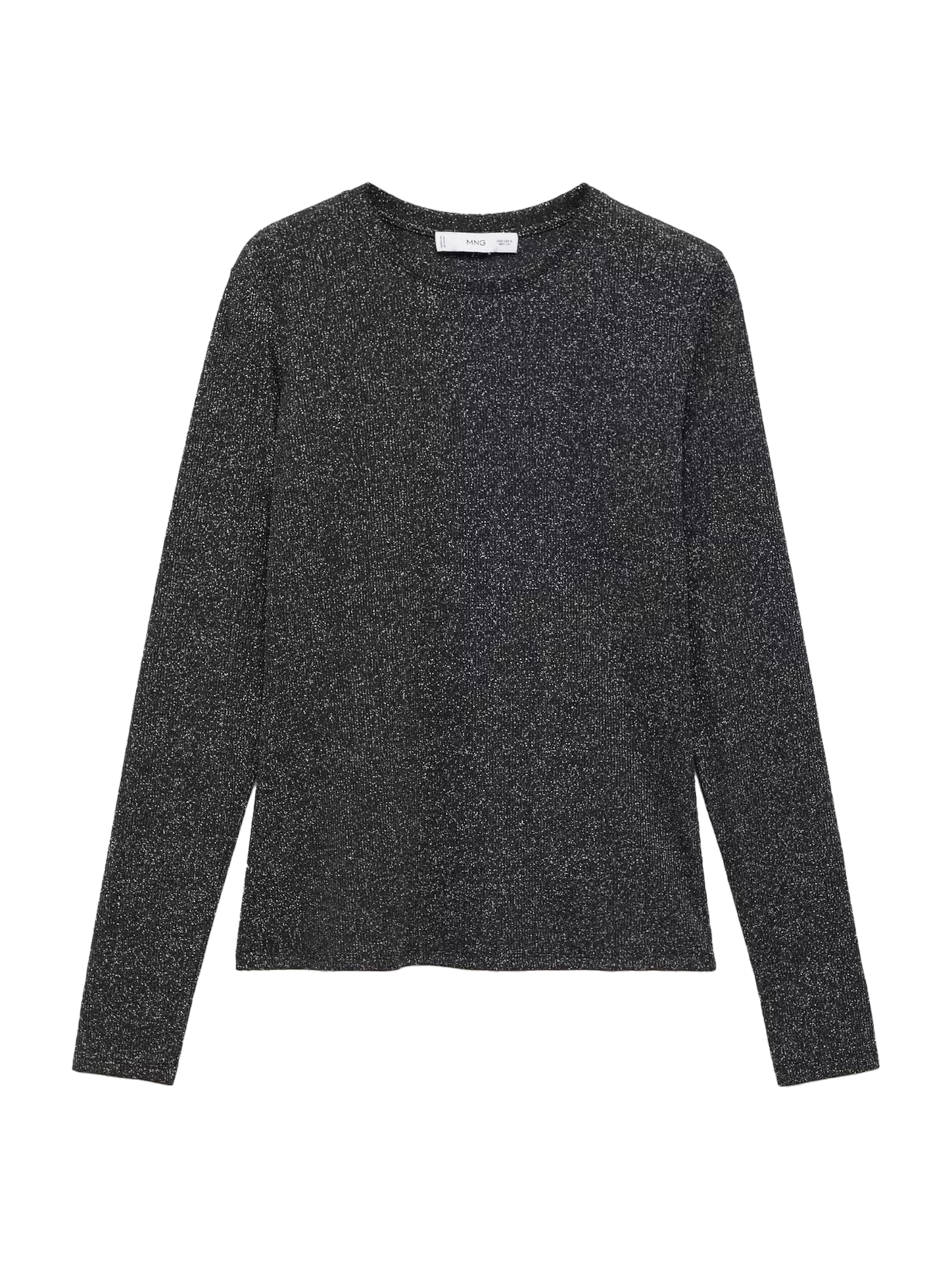 MANGO Tričko 'SECONDBI' - Čierna: predná strana