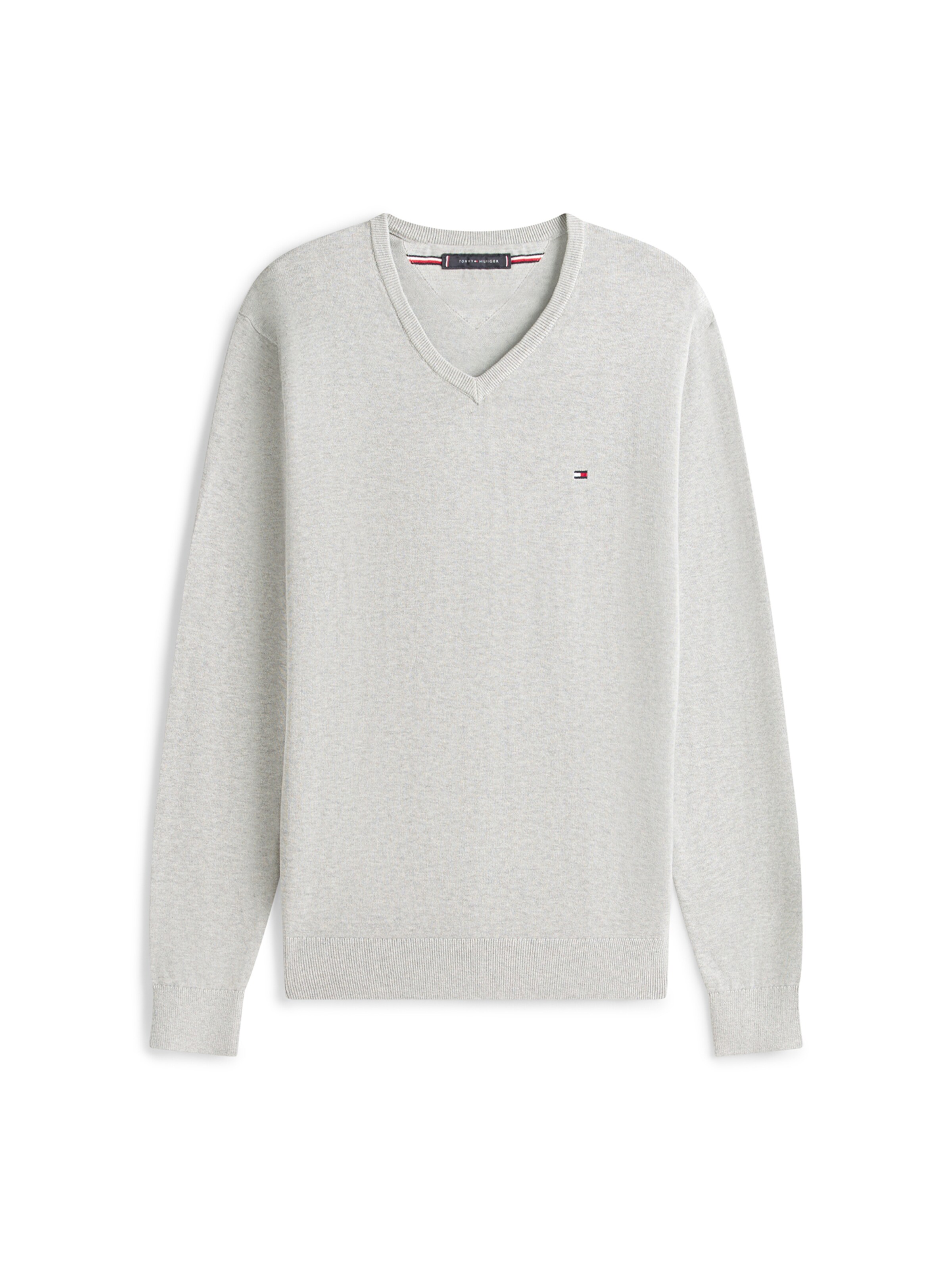 TOMMY HILFIGER Свитер 'ESSENTIAL' в Серый: спереди