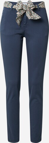 Le Temps Des Cerises Skinny Pants 'DYLI' in Blue: front