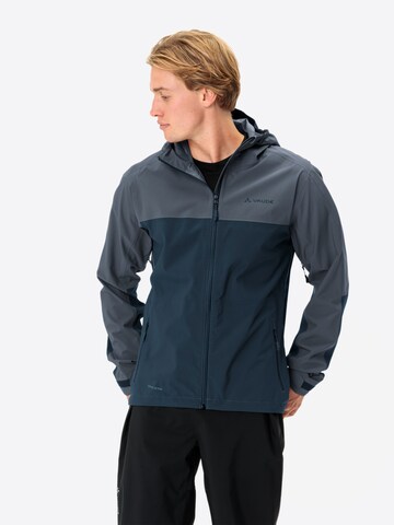 VAUDE Outdoorjas ' Moab ' in Blauw: voorkant