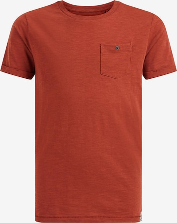 WE Fashion T-Shirt 'Herold' in Braun: predná strana