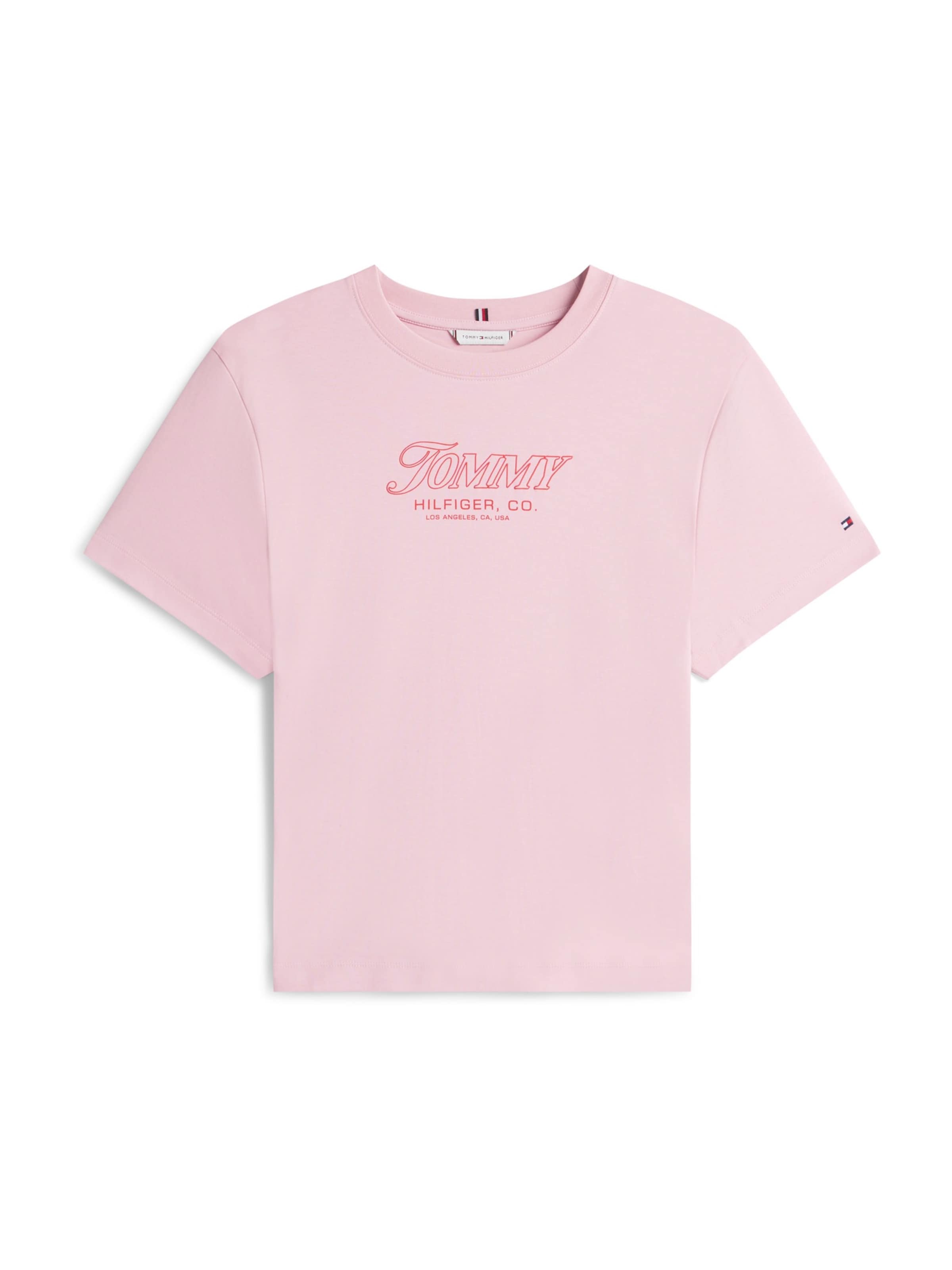Tommy Hilfiger Curve T-Shirt in Pink: Vorderseite