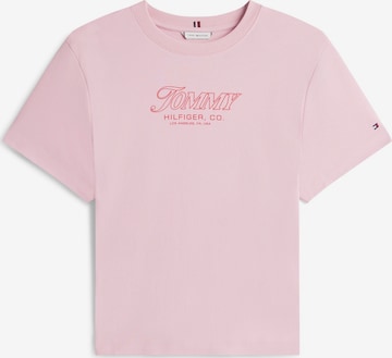 Tommy Hilfiger Curve T-Shirt in Pink: Vorderseite