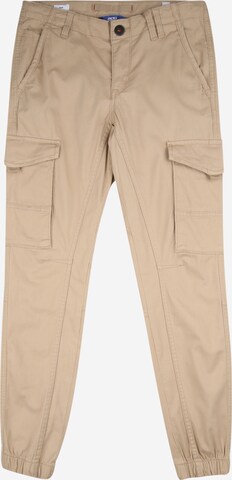 Jack & Jones Junior Tapered Hose 'Paul Flake' in Beige: predná strana